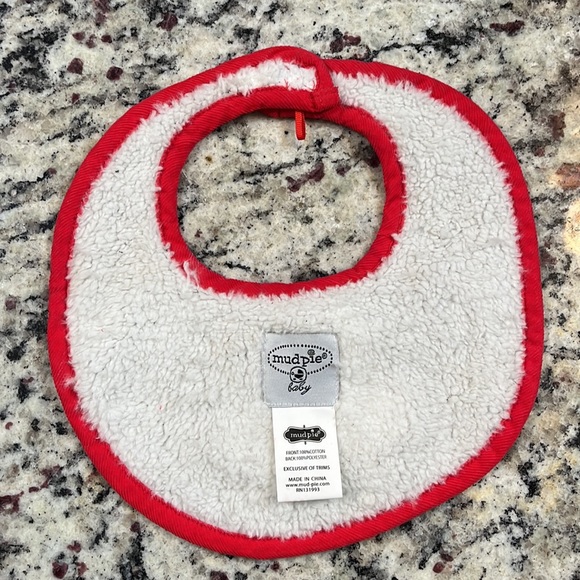 Mud Pie Baby Christmas bib! - Picture 2 of 7